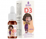 Vitaminas D3 ECOSH KAKĖ MAKĖ, 400 IU, 10ml (-40% perkant 2 vnt.)