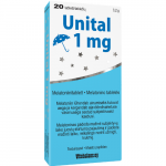 Miegui UNITAL 1 mg, 20 tablečių (Dabar -3%)