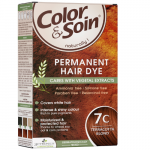 Ilgalaikiai plaukų dažai COLOR & SOIN, ruda vario blondinė (7C), 135 ml (-35% perkant 2 vnt.)
