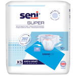 Sauskelnės suaugusiems SENI SUPER, XS dydis, 10 vnt.