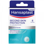 Hidrokoloidiniai pleistrai HANSAPLAST SECOND SKIN PROTECTION, 6 vnt. (-25% perkant 2 vnt.)