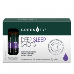 Kompleksas su melatoninu giliam miegui GREENIFY DEEP SLEEP SHOTS, 10 but. (Dabar -5%)