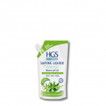 Skystas antibakterinis muilas Alavijas ir Arbatmedžio Aliejus HGS (papildymas mink&scaron;toje pakuotėje) 500ml