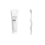 WhiteWash balinanti dantų pasta 125 ml + NANO antibakterinis dantų &scaron;epetėlis &ndash; rinkinys
