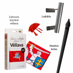 Nerūdijančio plieno vėliavos komplektas "Vytis"