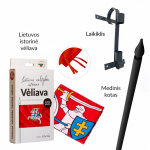 STANDART vėliavos komplektas antracito spalvos Vytis