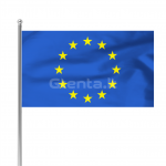 Europos Sąjungos vėliava 100 x 170 ri&scaron;ama prie stiebo