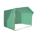 Prekybinė palapinė 3&times;3 Balta - Žalia