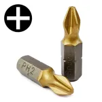 Specialist sukimo antgalis TITANIUM PH2, 25 mm, 10 vnt.