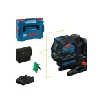 Bosch Professional GCL 12V-50-22 CG &ndash; linijinis lazerinis nivelyras / RM20 + 2,0 Ah + L-BOXX