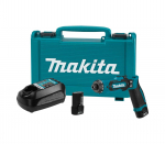 Akumuliatorinis suktuvas Makita (DF012DSE), 7,2 V, 2 x 1,5 Ah, įkroviklis + lagaminas