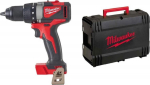 Akumuliatorinis gręžtuvas Milwaukee M18 BLDD2-0X, 18 V, 82 Nm + lagaminas