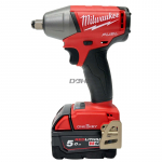 Akumuliatorinio smūginio veržliasukio Milwaukee M18 ONEIWF12-502X rinkinys, 18 V, 300 Nm, 2 x 5 Ah, įkroviklis + lagaminas