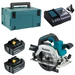 Makita rankinis diskinis pjūklas DHS660RTJ, 2&times; 5,0 Ah, su lagaminu