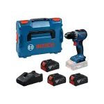 Bosch akumuliatorinis gręžtuvas-suktuvas GSR 18V-52 3&times; akumuliatoriai + įkroviklis su lagaminu