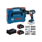 Bosch akumuliatorinis smūginis gręžtuvas-suktuvas GSB 18V-110 C &ndash; 2 &times; akumuliatorius