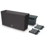 Prosperplast dekoratyvinis stačiakampis vazonas RATO CASE MIDDLE DRC800M-440U (umbros)