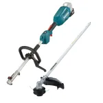 Makita DUX18ZX1 18 V akumuliatorinė daugiafunkcė pavara su EM408MP žoliapjovės priedu