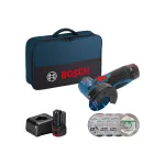 Bosch akumuliatorinis kampinis &scaron;lifuoklis GWS 12V-76 2&times; akumuliatoriai + įkroviklis