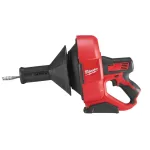 Akumuliatorinis kanalizacijos vamzdžių valymo prietaisas su 6 mm valymo spyruokle Milwaukee M12 BDC8-0C, 12 V