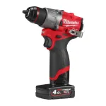 Akumuliatorinis kompakti&scaron;kas gręžtuvas Milwaukee FUEL M12 FDD2-402X ( rinkinys )