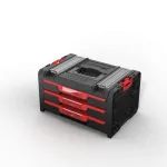 QBRICK modulinė įrankių stalčių sistema SYSTEM PRO 2.0 DRAWER 3 TOOLBOX PROFI BASIC (3 stalčiai)