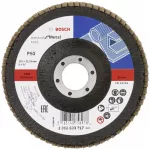 Bosch lamellar flap wheel lamelinis &scaron;lifavimo antgalis 6 mm shank, G60, 50 &times; 20 mm