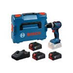 Bosch akumuliatorinis smūginis gręžtuvas-suktuvas GSB 18V-52, 3 &times; 5,0 Ah, L-BOXX lagaminas