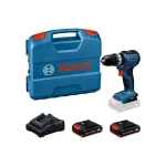 Bosch akumuliatorinis smūginis gręžtuvas-suktuvas GSB 18V-52, 2 &times; 2,0 Ah