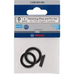 Bosch PRO Impact laikiklio žiedo ir kai&scaron;čio rinkinys 3/8 4 vnt.