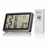 BRESSER namų meteorologinė stotelė MeteoTemp HZ antracito spalvos
