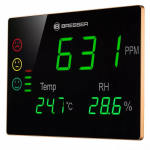 BRESSER CO2 matavimo prietaisas "Smile XXL" su &scaron;vieslentėmis ir itin dideliu LED ekranu
