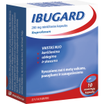 IBUGARD 200 mg mink&scaron;tosios kapsulės N10