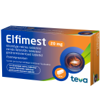 ELFIMEST 20 mg skrandyje neirios tabletės N14