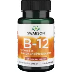 SWANSON maisto papildas VITAMINAS B12, 100 kaps.
