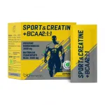 BIOFARMACIJA maisto papildas SPORT & CREATINE + BCAA 2:1:1, 28 pak.