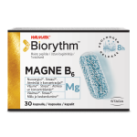 BIORYTHM maisto papildas MAGNE B6, 30 kaps.