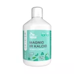 RAW POWDERS maisto papildas MAGNIO IR KALCIO KOMPLEKSAS, 500 ml