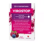 VIROSTOP pastilės, mi&scaron;ko uogų skonio, 20 vnt.