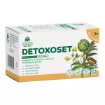 &Scaron;VENČIONIŲ VAISTAŽOLĖS žolelių arbata vir&scaron;kinimui, kepenims, medžiagų apykaitai DETOXOSET, 20 vnt. x 2 g