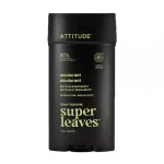 ATTITUDE pie&scaron;tukinis dezodorantas vyrams SUPER LEAVES MATCHA & BERGAMOT, 75 g