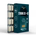 BIOFARMACIJA maisto papildas STRONG D3 + K2, 30 kaps.
