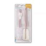 BABYONO &scaron;epetys buteliukams ir čiulptukams plauti 735/05, rožinės spalvos, 1 vnt.