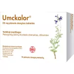 UMCKALOR 20 mg plėvele dengtos tabletės N15