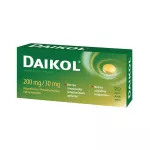DAIKOL 200 mg/30 mg plėvele dengtos tabletės N20
