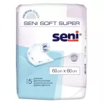 SENI paklotai SOFT SUPER, 60 cm x 60 cm, 5 vnt.