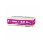 PHARMATEX 20 mg mak&scaron;ties tabletės N12
