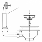 Ventilis FRANKE plautuvės, d 3''1/2, užkem&scaron;amas, PXN 611-60