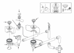 Ventilis FRANKE plautuvės LIX 651, MOX 651, MOX 660, EFX 651-78, d 3''1/2, ekscentrinis