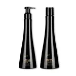 Rinkinys pavargusiems ir blizgesį praradusiems plaukams Argan & Keratin (&scaron;ampūnas ir kaukė)
